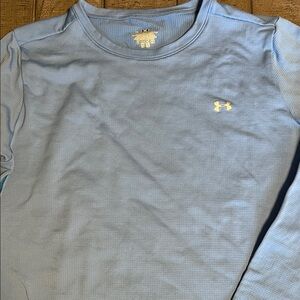 Under Armour Light Blue Long Sleeve Tee Base 2.0  Tag says XL Fits like L